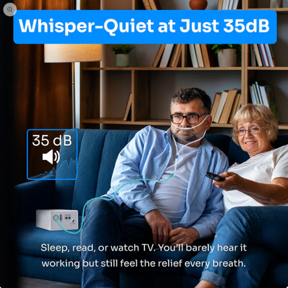 1-3L/Min Portable Travel Oxygen Concentrator – Adjustable Flow & Tank-Free!