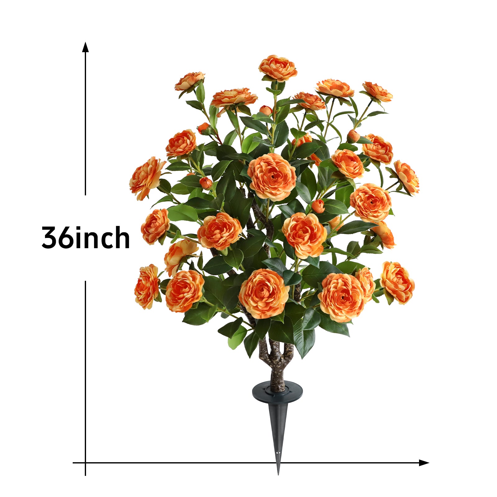 Two pieces of warm companionship（orange Camellia）