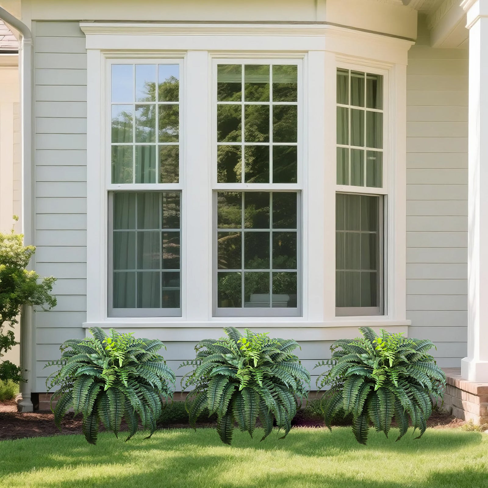 Potted Fern Artificial Plant for Lush Indoor Greenery