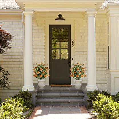 Two pieces of warm companionship（orange Camellia）